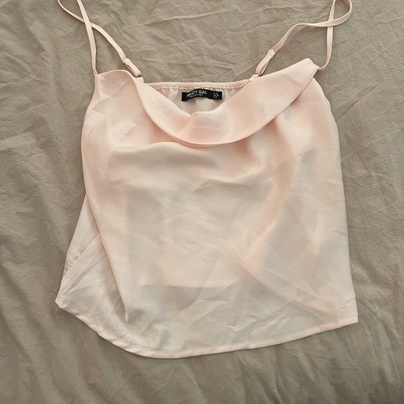 Satin slouch tank top - Picture 2 of 3